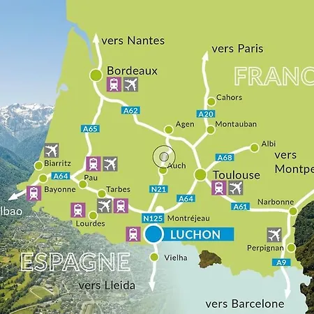 Chez Louise, T3 A Deux Pas Du Centre * Bagnères-de-Luchon